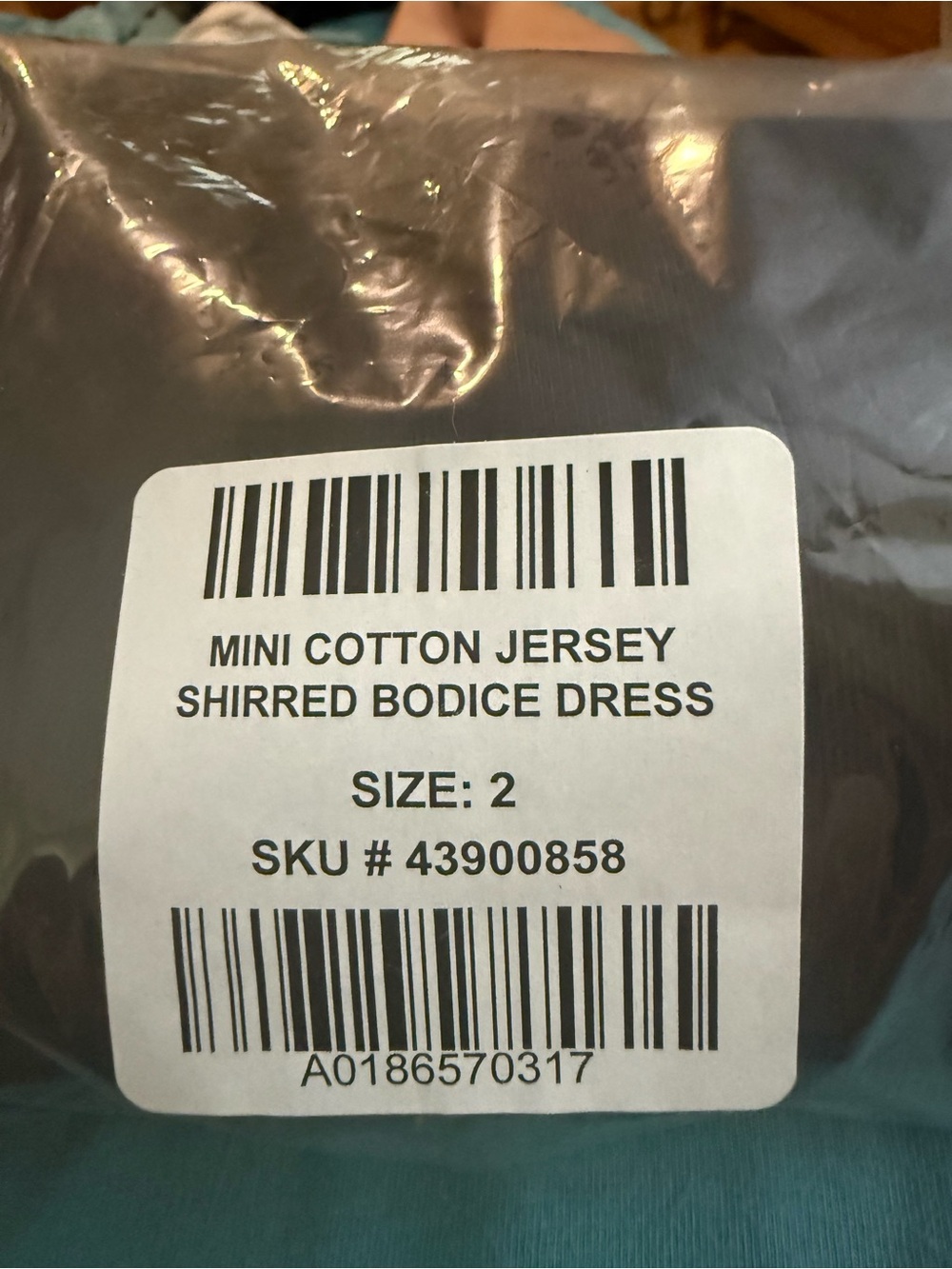 torrid Black Mini Cotton Jersey Shirred Dress - Picture 2 of 3